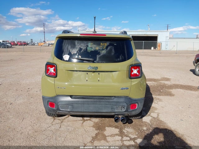 2015 Jeep Renegade Latitude მანქანა იყიდება აუქციონზე, vin: ZACCJBBT0FPB63201, აუქციონის ნომერი: 44088911