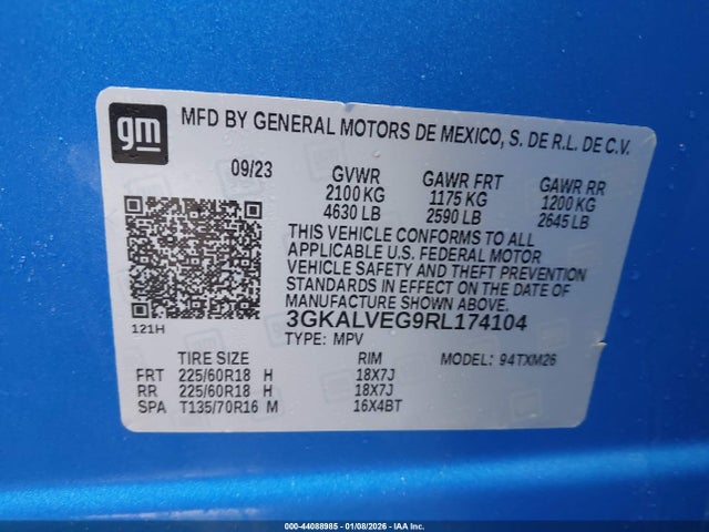 2024 GMC TERRAIN 3GKALVEG9RL174104 Photo 8