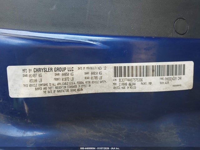 Продаж на аукціоні авто 2013 Fiat 500 Pop, vin: 3C3CFFAR0DT575336, номер лоту: 44089094
