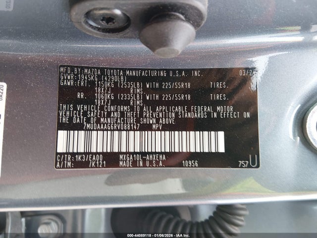 Toyota Corolla Cross Xle 2024 7MUDAAAG6RV088147 Image 9