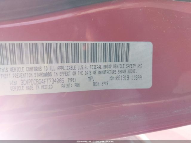 2015 DODGE JOURNEY 3C4PDCBG4FT734005 Photo 8