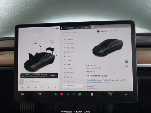 2021 TESLA MODEL 3 5YJ3E1EC4MF025028 Photo 6