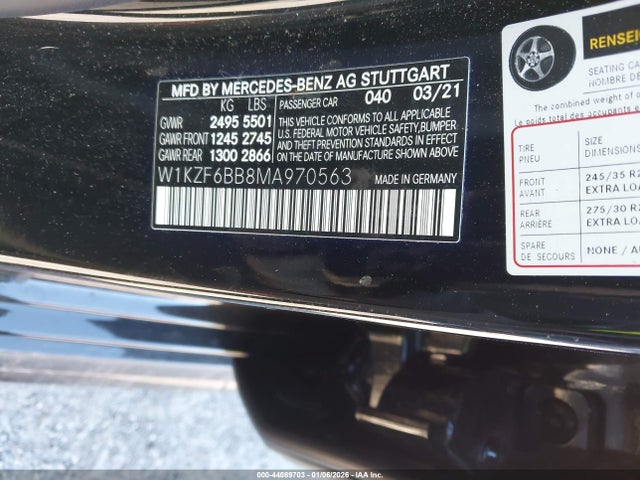 Mercedes-Benz Amg E 53 4matic 2021 W1KZF6BB8MA970563 Image 9