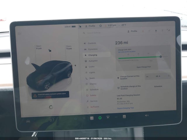 Продаж на аукціоні авто 2024 Tesla Model Y Long Range Dual Motor All-wheel Drive, vin: 7SAYGDEE3RF064576, номер лоту: 44089716