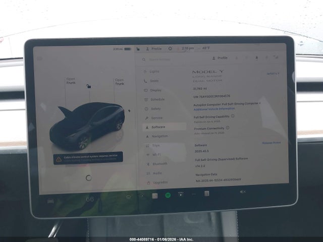 Продаж на аукціоні авто 2024 Tesla Model Y Long Range Dual Motor All-wheel Drive, vin: 7SAYGDEE3RF064576, номер лоту: 44089716