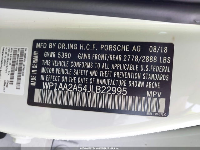 2018 PORSCHE MACAN WP1AA2A54JLB22995 Photo 8