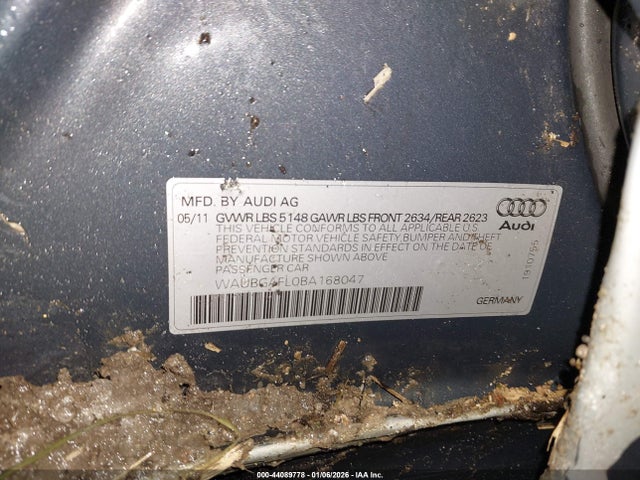 2011 AUDI S4 WAUBGAFL0BA168047 Photo 8