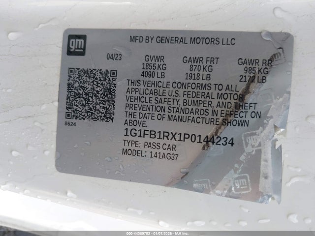 2023 CHEVROLET CAMARO 1G1FB1RX1P0144234 Photo 8