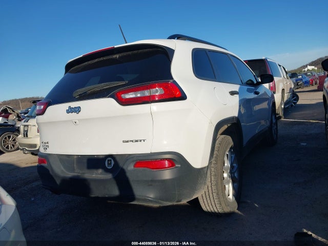 Aukcja sprzedaży 2016 Jeep Cherokee Sport, vin: 1C4PJMAB8GW278431, numer aukcji: 44089836