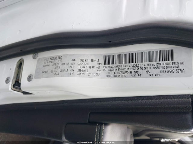 44090098 :رقم المزاد ، 1C4PJMDS8GW237499 vin ، 2016 Jeep Cherokee Limited مزاد بيع