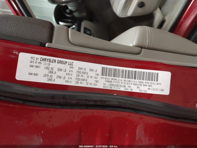 Aukcja sprzedaży 2011 Jeep Grand Cherokee Laredo, vin: 1J4RR4GG9BC581498, numer aukcji: 44090307