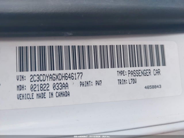 2012 DODGE CHALLENGER 2C3CDYAG1CH285842 Photo 8