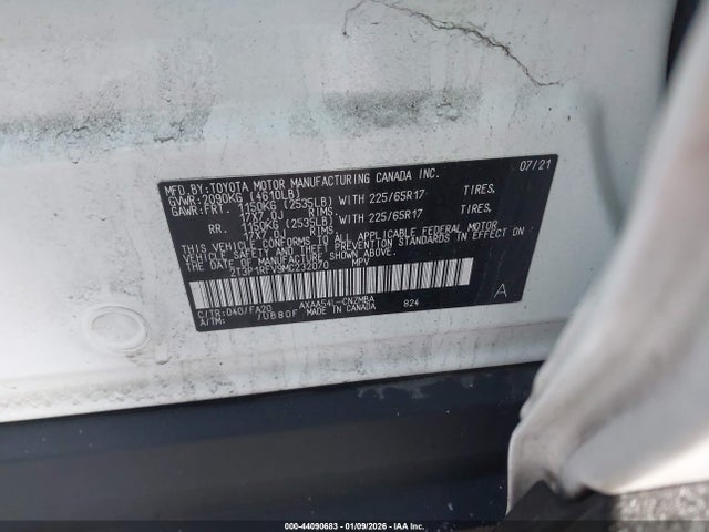 Toyota Rav4 Xle 2021 2T3P1RFV9MC232070 Image 9
