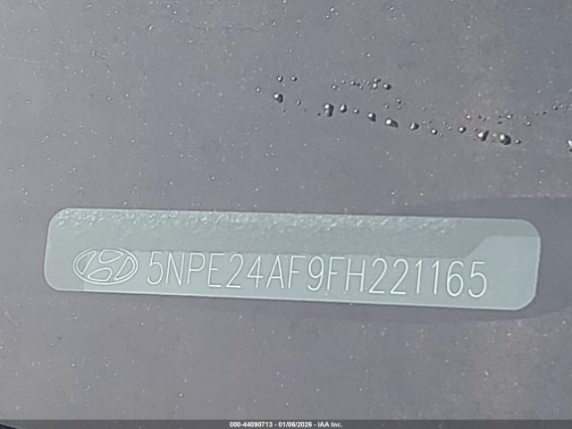 2015 HYUNDAI SONATA 5NPE24AF9FH221165 Photo 8