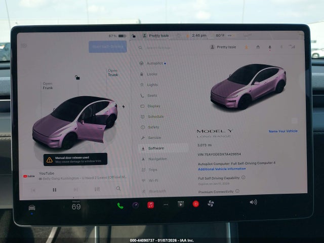 2026 TESLA MODEL Y 7SAYGDEDXTA429654 Photo 6