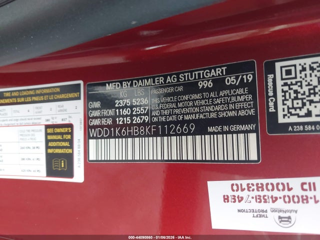 2019 MERCEDES-BENZ E 450 WDD1K6HB8KF112669 Photo 8