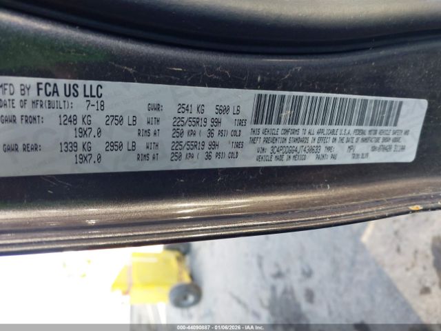 2018 DODGE JOURNEY 3C4PDDGG4JT430633 Photo 8