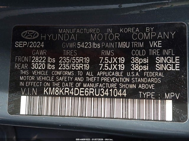 Hyundai Ioniq 5 Limited 2024 KM8KR4DE6RU341044 Image 9