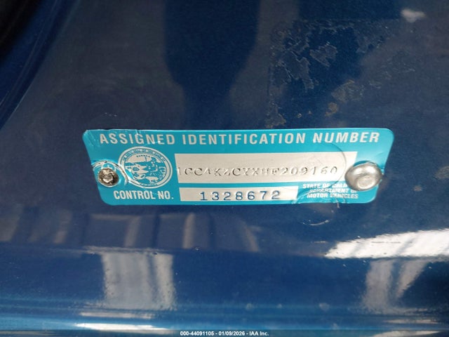 1GC4KZCYXHF209160 Chevrolet Silverado 3500hd Lt