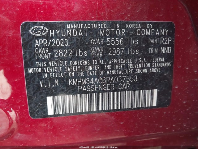 Hyundai Ioniq 6 Sel 2023 KMHM34AC3PA037553 Image 9