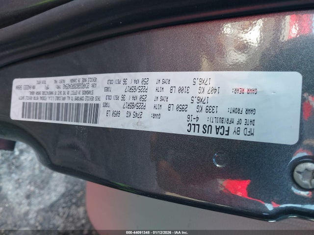 Dodge Grand Caravan Se 2016 2C4RDGBG3GR342542 Image 9