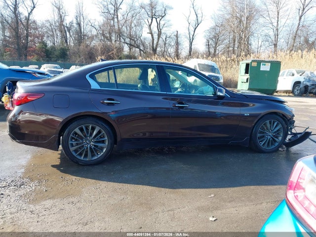 Продажа на аукционе авто 2018 Infiniti Q50 3.0t Luxe, vin: JN1EV7AR3JM435850, номер лота: 44091394