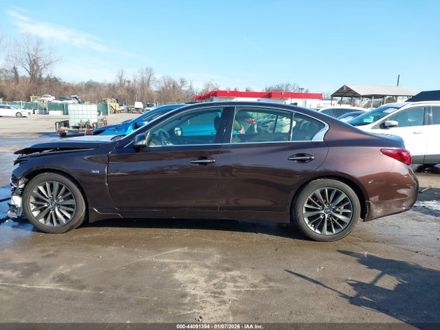 Продажа на аукционе авто 2018 Infiniti Q50 3.0t Luxe, vin: JN1EV7AR3JM435850, номер лота: 44091394