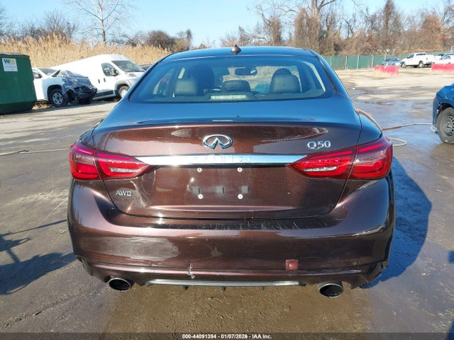 Продажа на аукционе авто 2018 Infiniti Q50 3.0t Luxe, vin: JN1EV7AR3JM435850, номер лота: 44091394