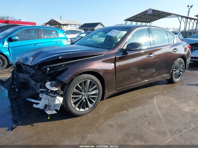 Продажа на аукционе авто 2018 Infiniti Q50 3.0t Luxe, vin: JN1EV7AR3JM435850, номер лота: 44091394