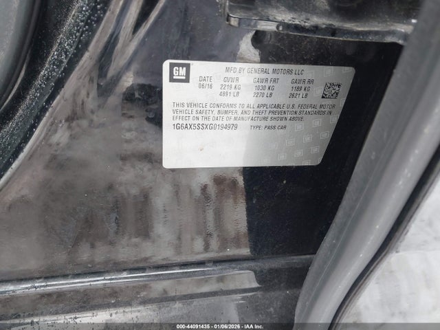 2016 CADILLAC CTS 1G6AX5SSXG0194979 Photo 8