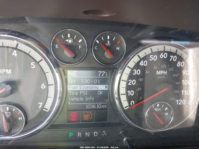 Продаж на аукціоні авто 2012 Ram 1500 Laramie, vin: 1C6RD6NTXCS255434, номер лоту: 44091438