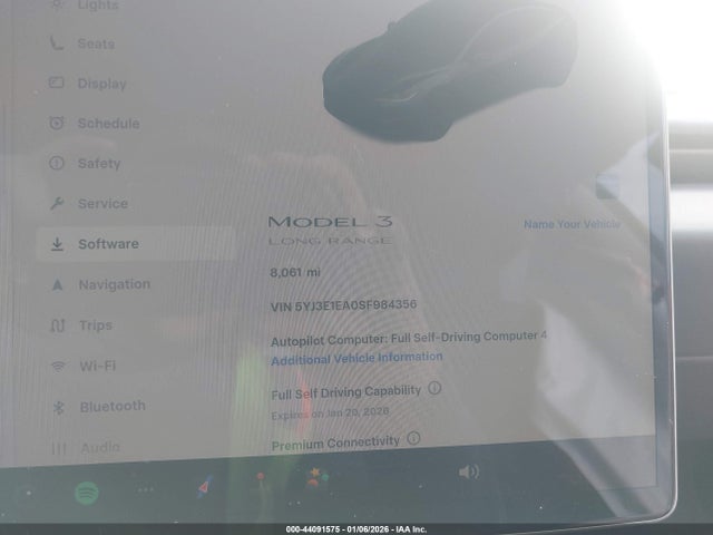 2025 TESLA MODEL 3 5YJ3E1EA0SF984356 Photo 6