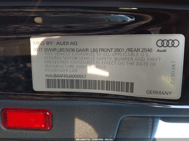 2018 AUDI S4 WAUB4AF49JA005557 Photo 8