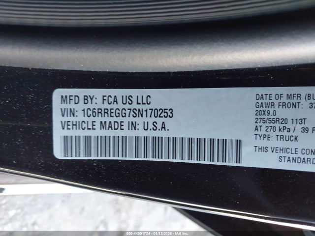 2025 RAM 1500 1C6RREGG7SN170253 Photo 8