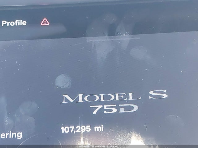 44091757 :رقم المزاد ، 5YJSA1E21HF197344 vin ، 2017 Tesla Model S 100d/60d/75d/90d/p100d مزاد بيع