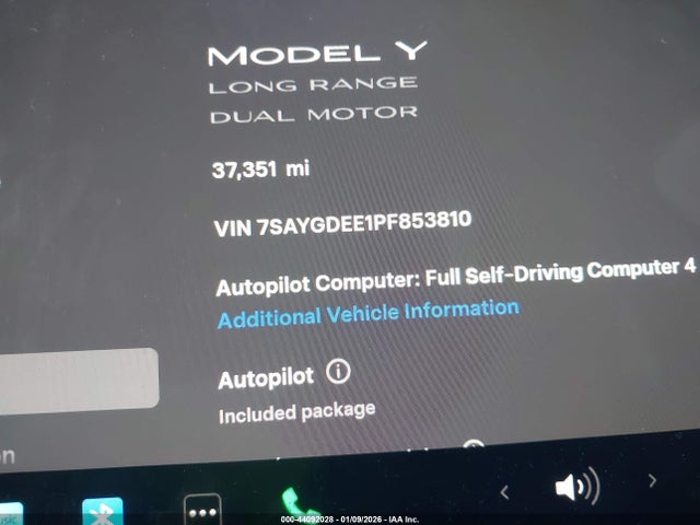 2023 TESLA MODEL Y 7SAYGDEE1PF853810 Photo 6