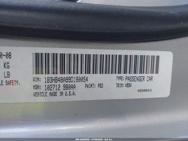 2009 DODGE CALIBER 1B3HB48A99D180054 Photo 8