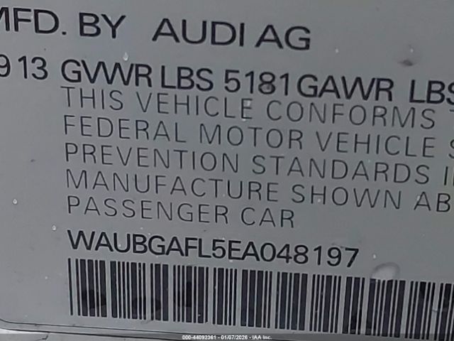 2014 AUDI S4 WAUBGAFL5EA048197 Photo 8