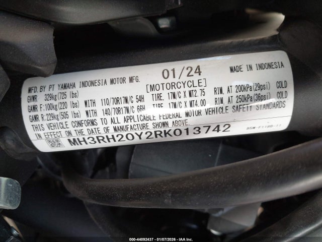 MH3RH20Y2RK013742 Yamaha Mt-03