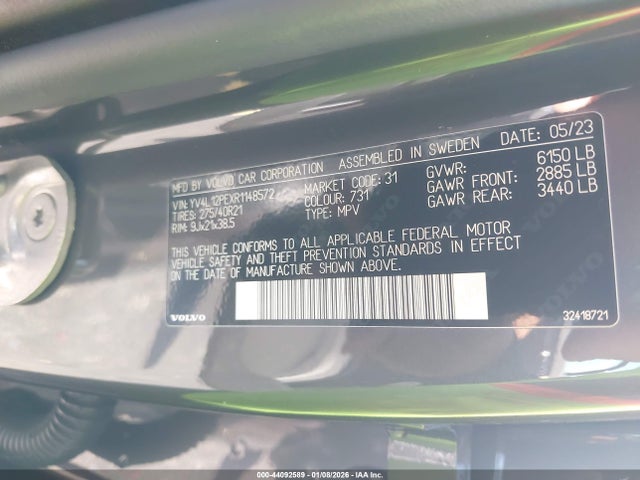 2024 VOLVO XC90 YV4L12PEXR1148572 Photo 8