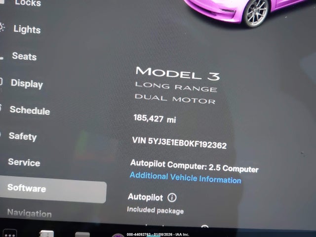 2019 TESLA MODEL 3 5YJ3E1EB0KF192362 Photo 6