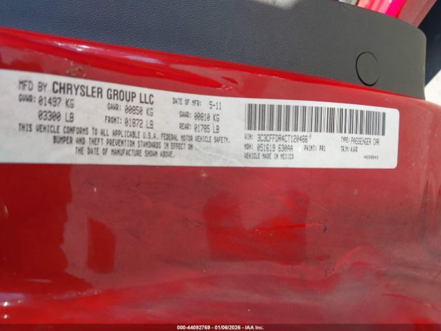 2012 FIAT 500C 3C3CFFDR4CT120466 Photo 8