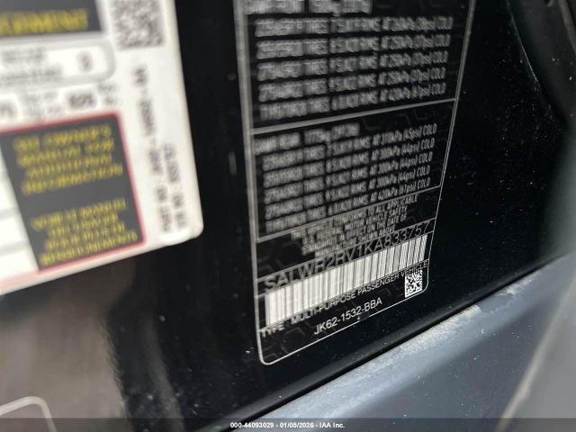 2019 LAND ROVER RANGE ROVER SPORT SALWR2RV1KA833757 Photo 8