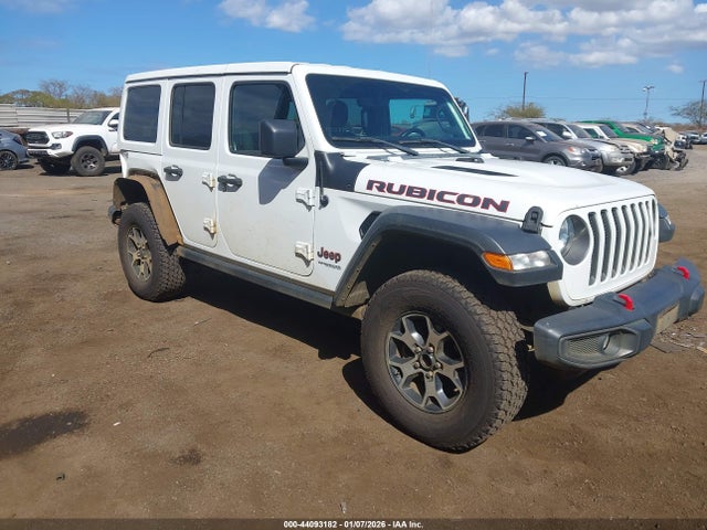 44093182 :رقم المزاد ، 1C4HJXFNXMW522746 vin ، 2021 Jeep Wrangler Unlimited Rubicon 4x4 مزاد بيع