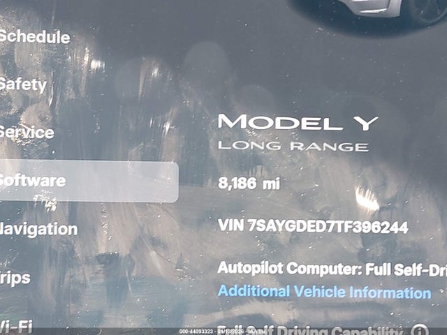 Aukcja sprzedaży 2026 Tesla Model Y Premium Rear-wheel Drive, vin: 7SAYGDED7TF396244, numer aukcji: 44093323