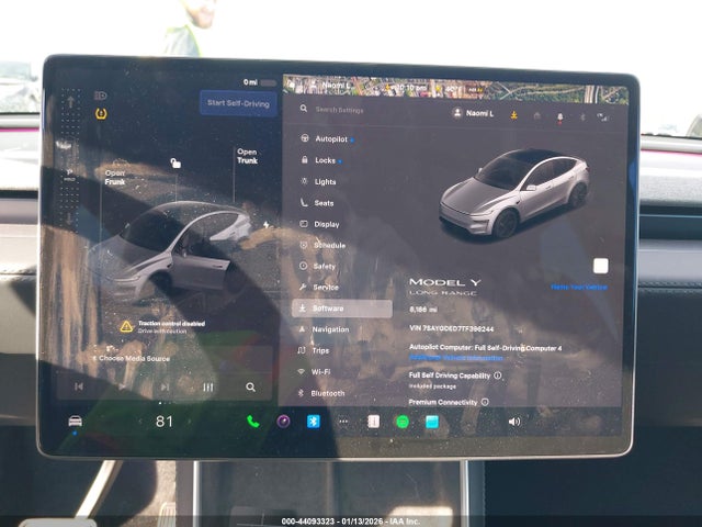 Aukcja sprzedaży 2026 Tesla Model Y Premium Rear-wheel Drive, vin: 7SAYGDED7TF396244, numer aukcji: 44093323