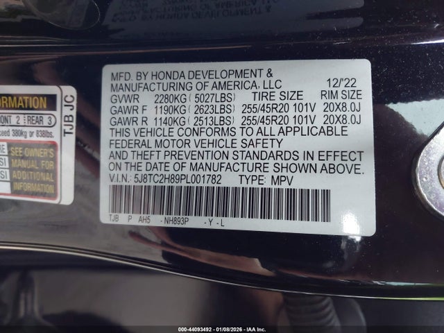 2023 ACURA RDX 5J8TC2H89PL001782 Photo 8