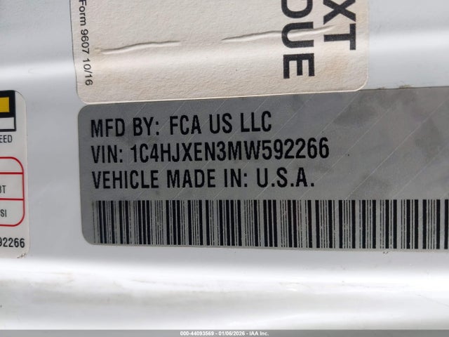 2021 JEEP WRANGLER UNLIMITED 1C4HJXEN3MW592266 Photo 8