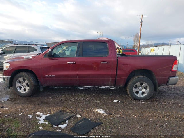 44093592 :رقم المزاد ، 1C6SRFFT8KN645463 vin ، 2019 Ram 1500 Big Horn/lone Star  4x4 5'7 Box مزاد بيع
