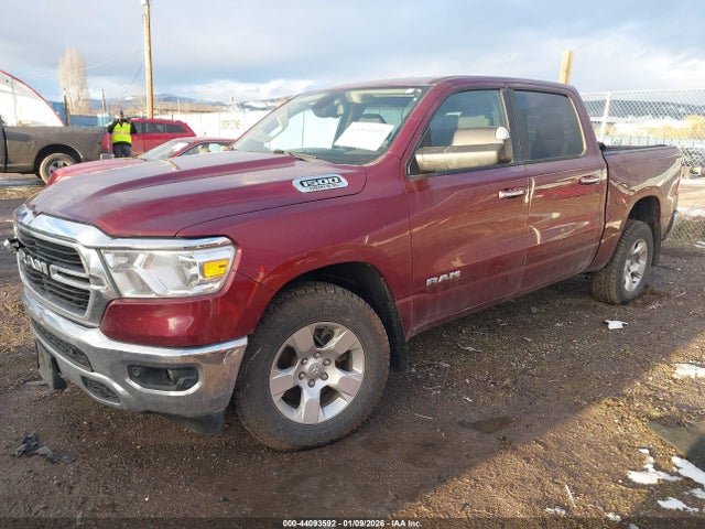 44093592 :رقم المزاد ، 1C6SRFFT8KN645463 vin ، 2019 Ram 1500 Big Horn/lone Star  4x4 5'7 Box مزاد بيع